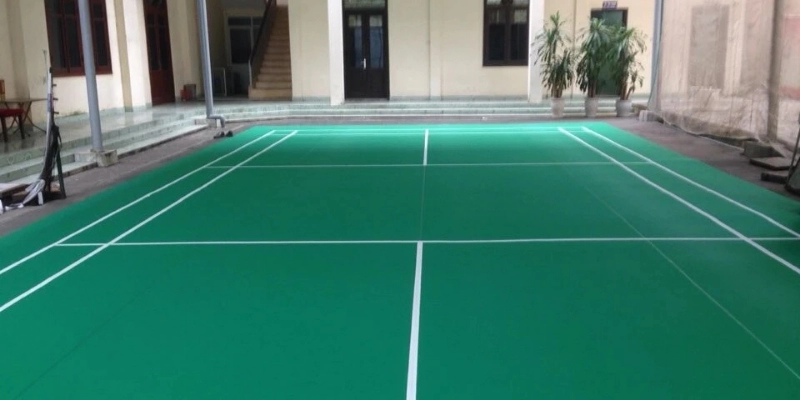 Sàn Thảm Tổng Hợp Trong Sân Cầu Lông