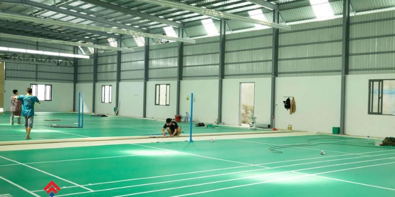 Vật Liệu Trần Nhẹ Cho Sân Cầu Lông